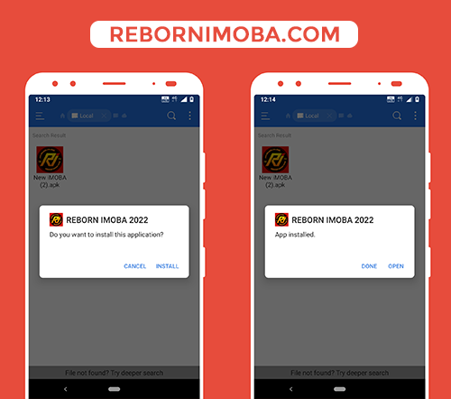 install-reborn-imoba-APK-on-Android